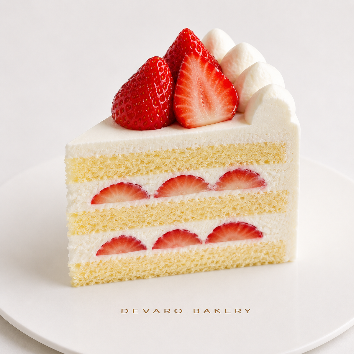 Fresh Strawberry Cream Celebration Cake
