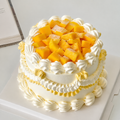 Fresh Mango Vintage Cream Cake