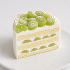 Fresh Green Grape Cream Celebration Cake